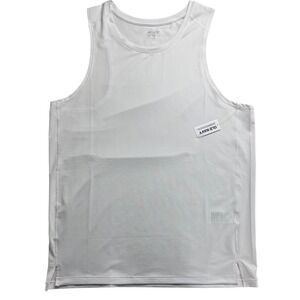 Old Navy Active Mens Performance Vent Mesh Tank Top White Medium  gym workout